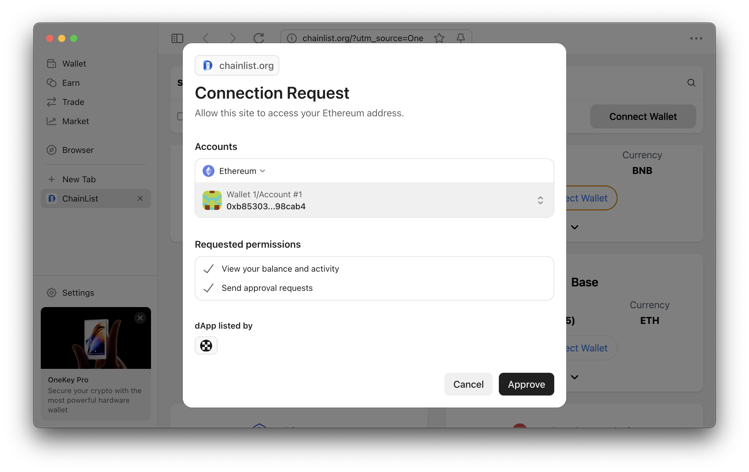 OneKey App Connection request Preview.png