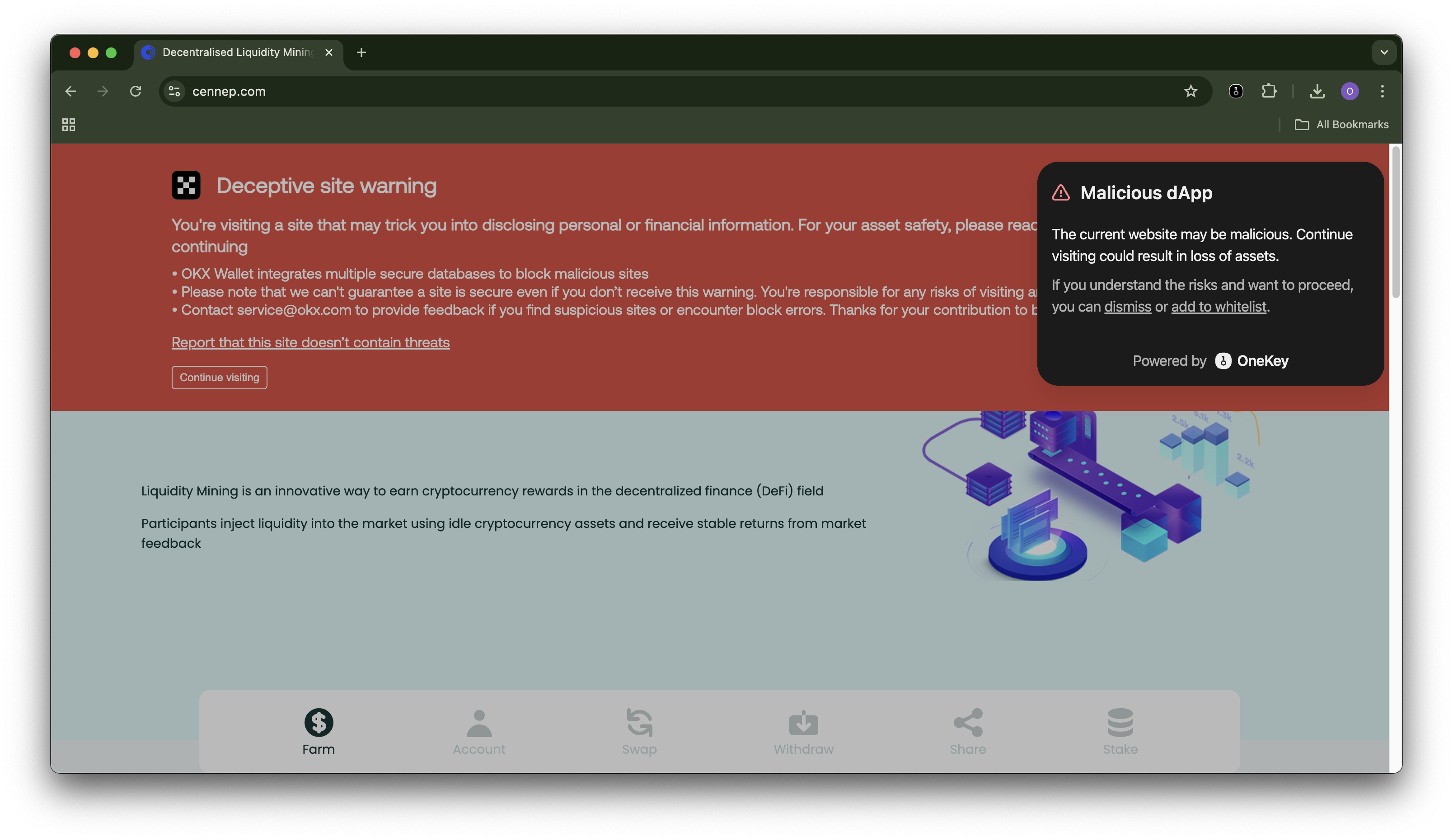 OneKey Ext scam detect.png